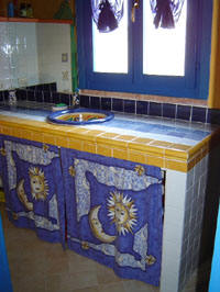 La dolce vita lipari - bath-room detail.