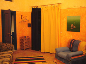 Agriturismo La dolce vita lipari-orange room.